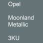 Preview: Opel, Moonland Metallic, 3KU.